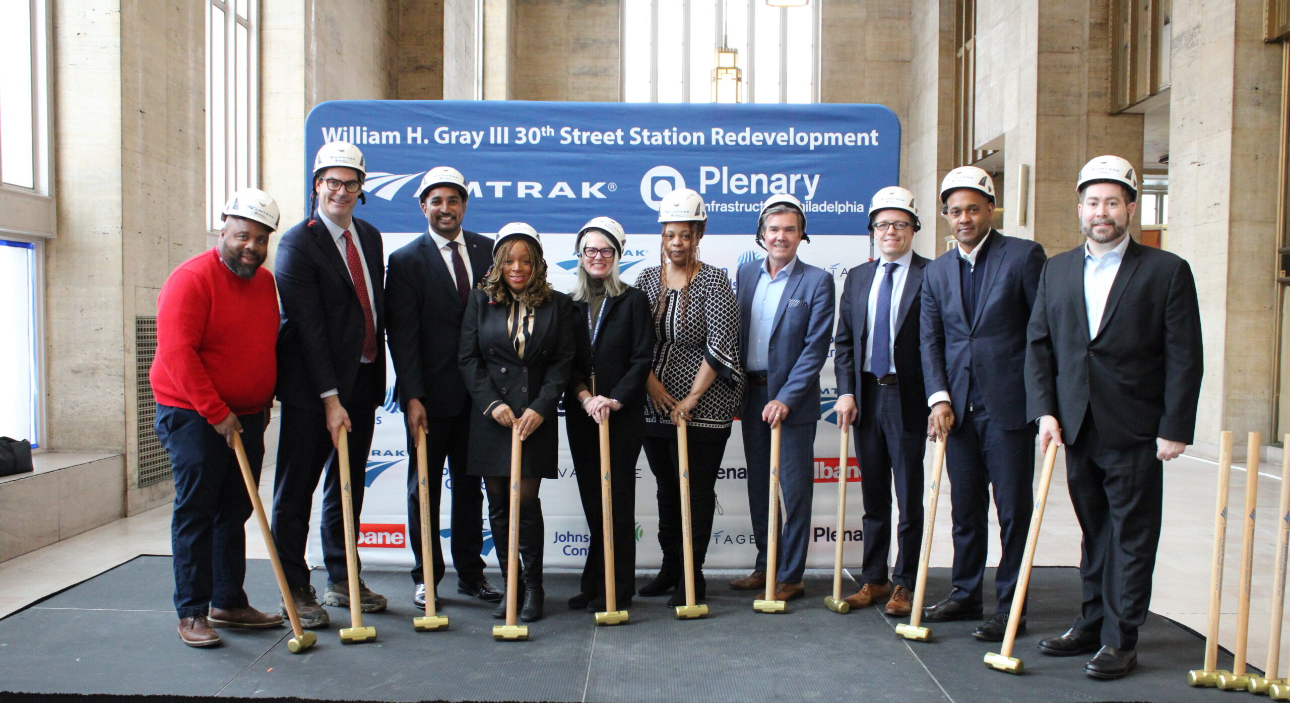 Construction Underway for Amtrak’s Gray 30th Street Station P3 in Philadelphia